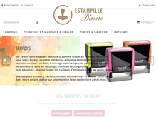 Tablet Screenshot of estampille.fr